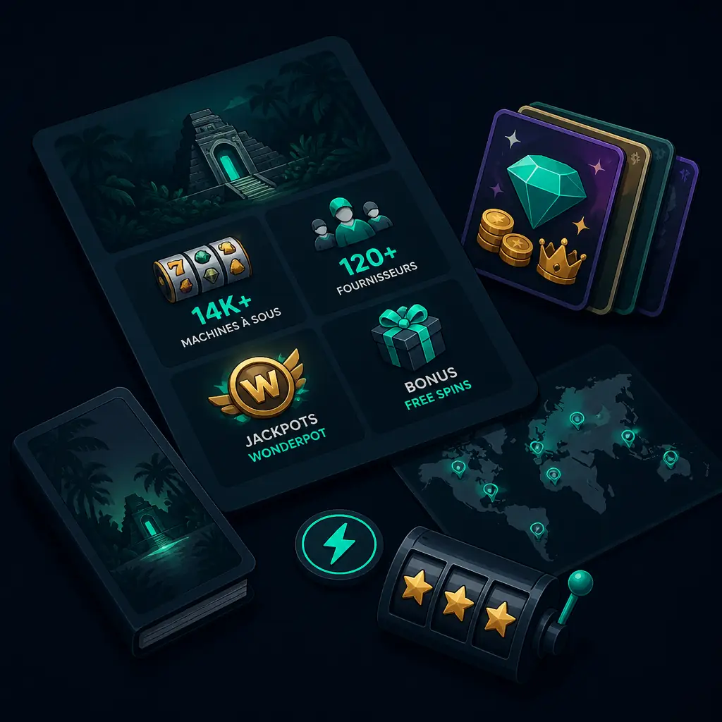 Spinanga Slots : plus de 14 000 machines à sous visual guide for Spinanga Casino